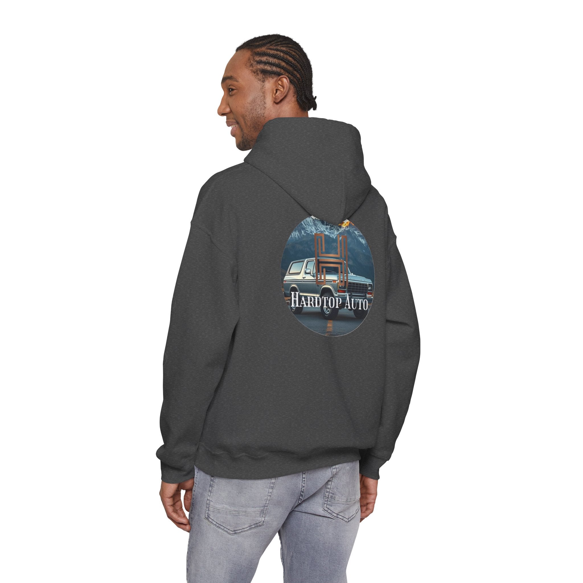 Hardtop Auto Retro Car Hoodie — Vintage Graphic Sweatshirt