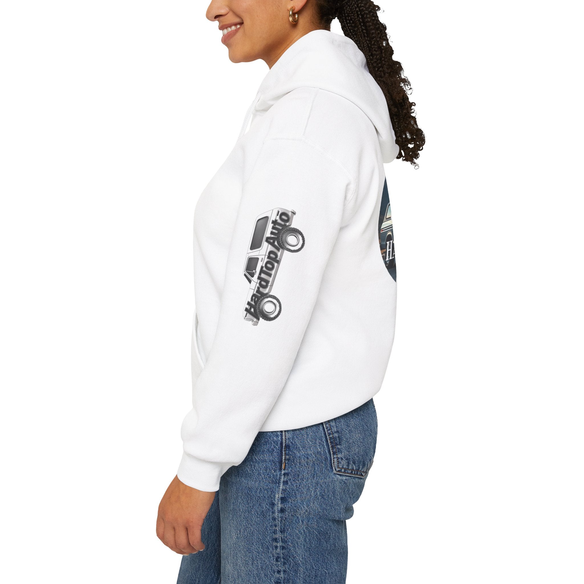 Hardtop Auto Retro Car Hoodie — Vintage Graphic Sweatshirt