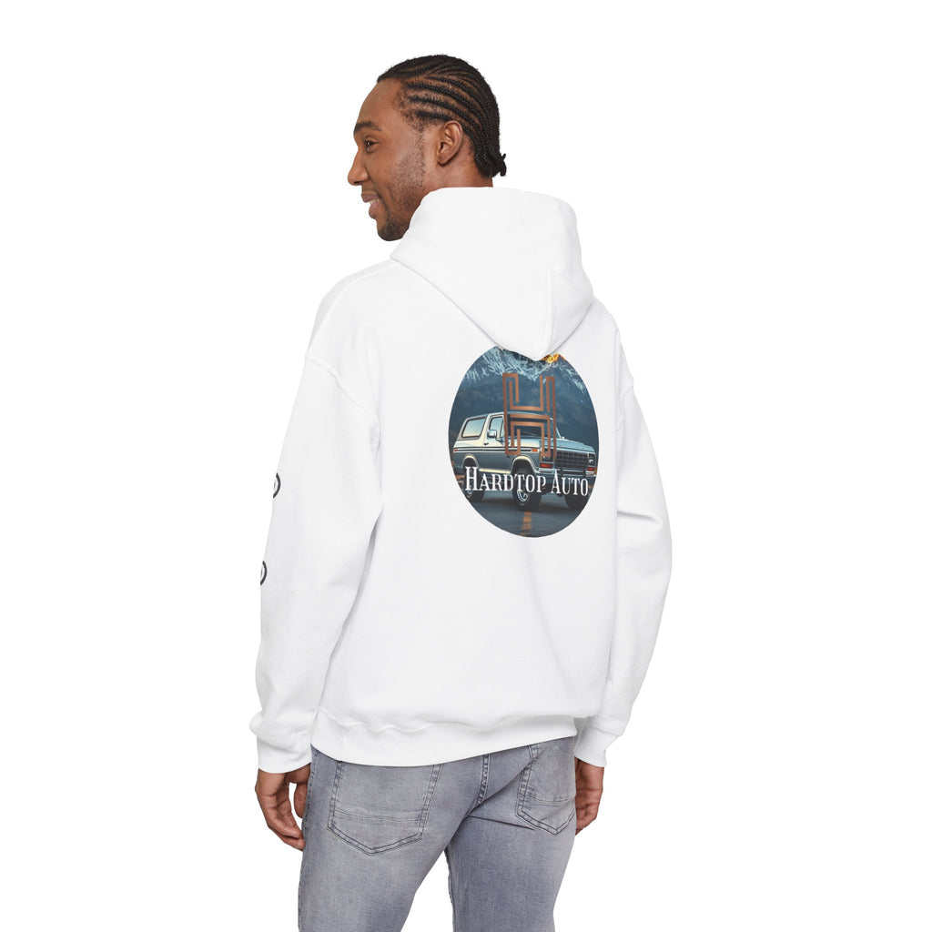 Hardtop Auto Retro Car Hoodie — Vintage Graphic Sweatshirt