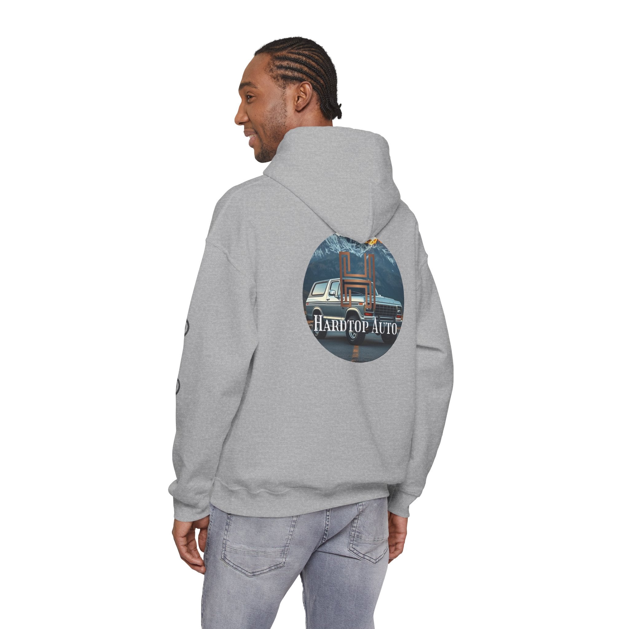 Hardtop Auto Retro Car Hoodie — Vintage Graphic Sweatshirt