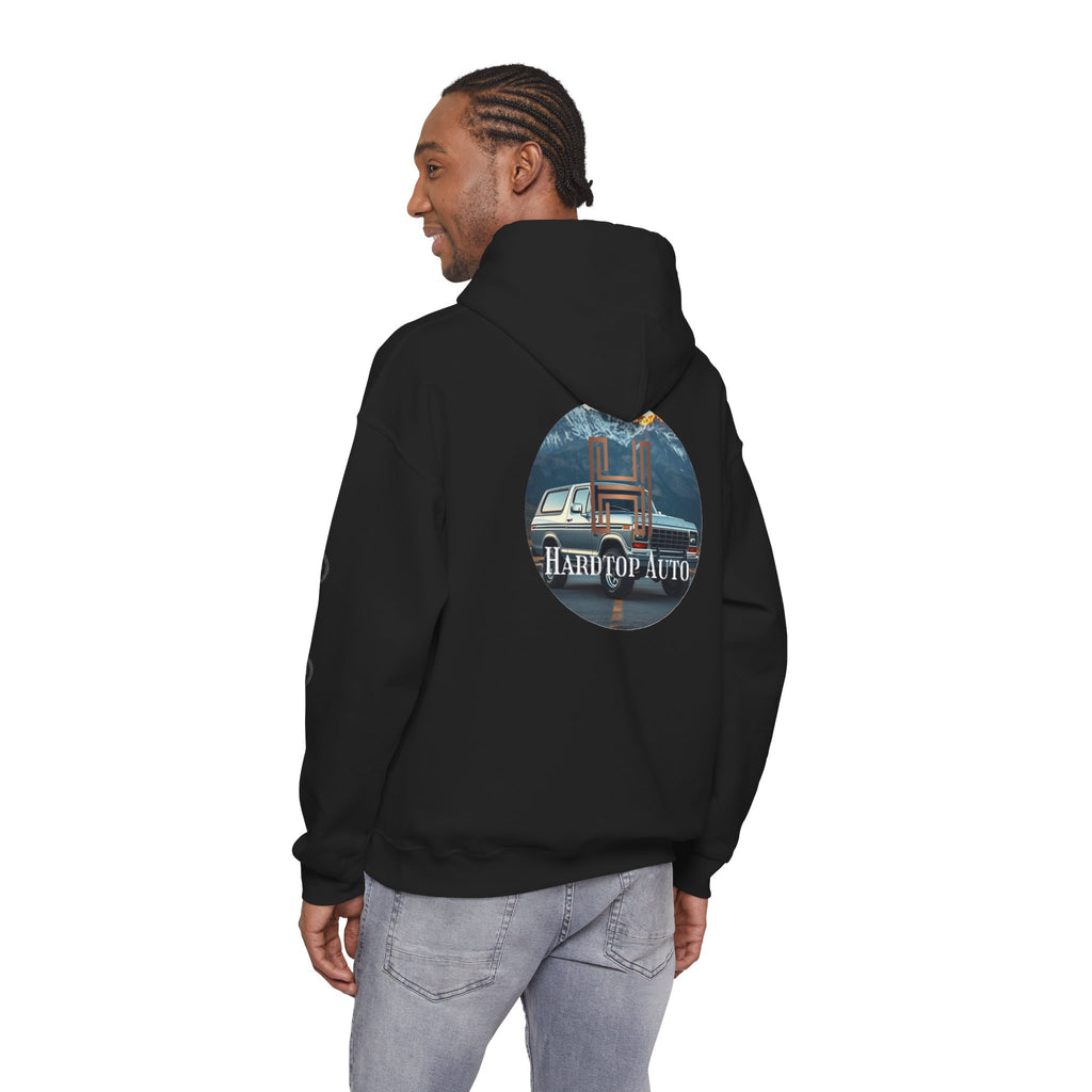 Hardtop Auto Retro Car Hoodie — Vintage Graphic Sweatshirt