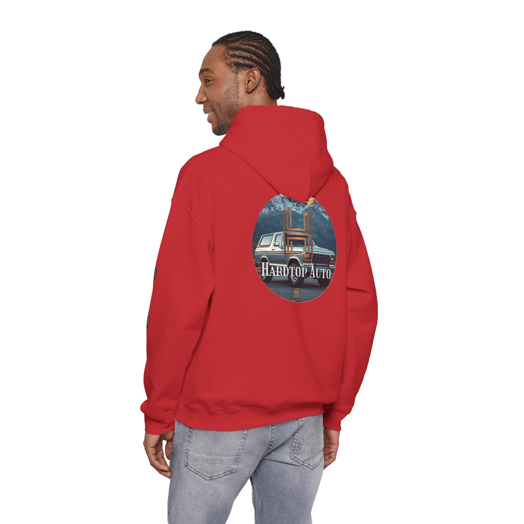 Hardtop Auto Retro Car Hoodie — Vintage Graphic Sweatshirt