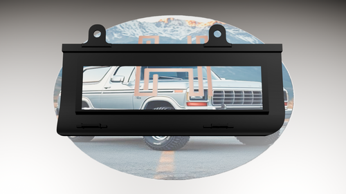 Carbon Fiber Climate Control Bezel for 1992-1997 F-Series Pickups